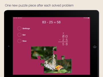 Column Subtraction iPad screenshot