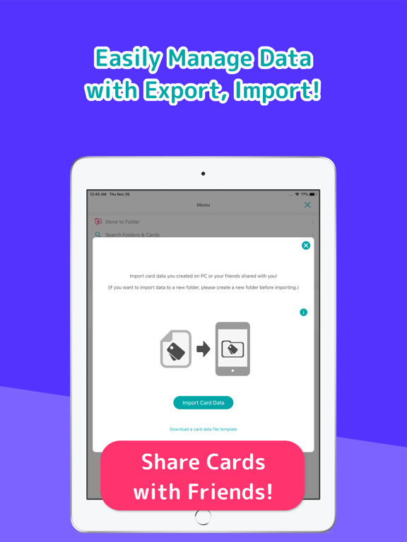 WordHolic | DIY Flash Cards! iPad screenshot 5 - Education app