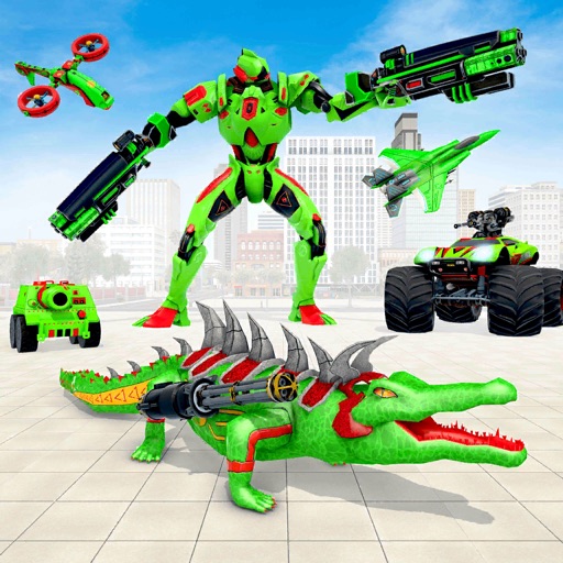 Crocodile Robot War Fighter iOS App