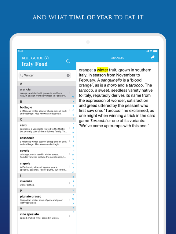 Screenshot #6 pour Italian Food by Blue Guides
