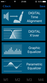 KENWOOD DSP CONTROL screenshot