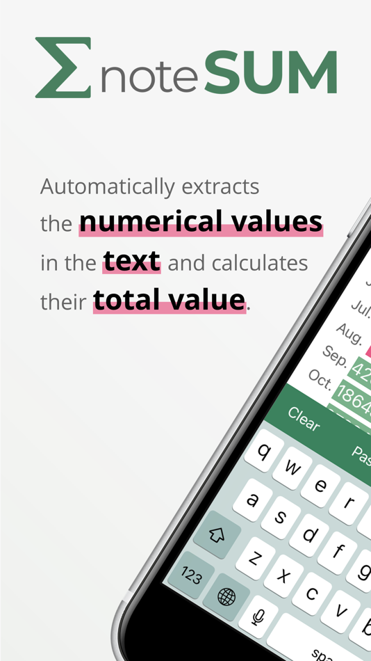 #1. noteSUM (iOS) 由: Kazuhiro Sawamura