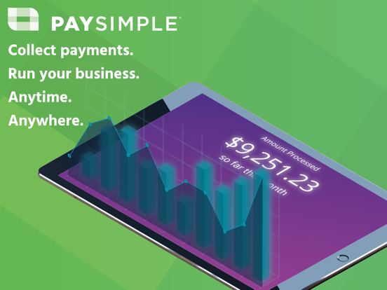 PaySimple iPad screenshot 1 - Business app
