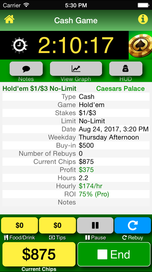 #5. Poker Track Lite – Stats Track (iOS) 게시자: RMP Services