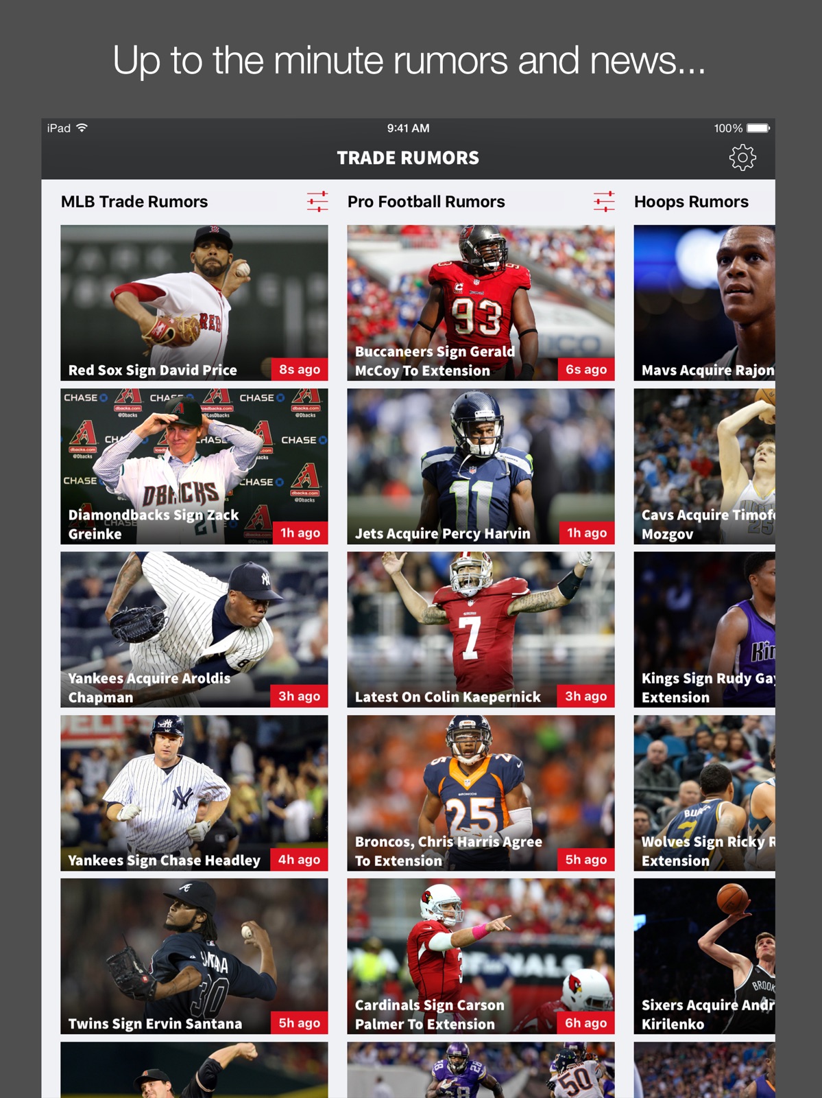 Trade Rumors ipad screenshot 1