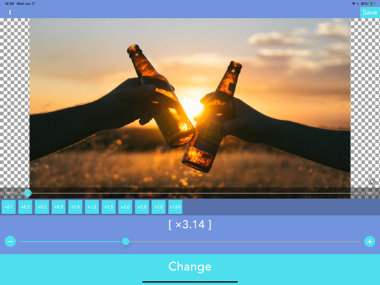Video Speed Editor - VBooster iPad screenshot 6 - Photo & Video app