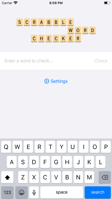Screenshot #2 pour Word Checker for SCRABBLE