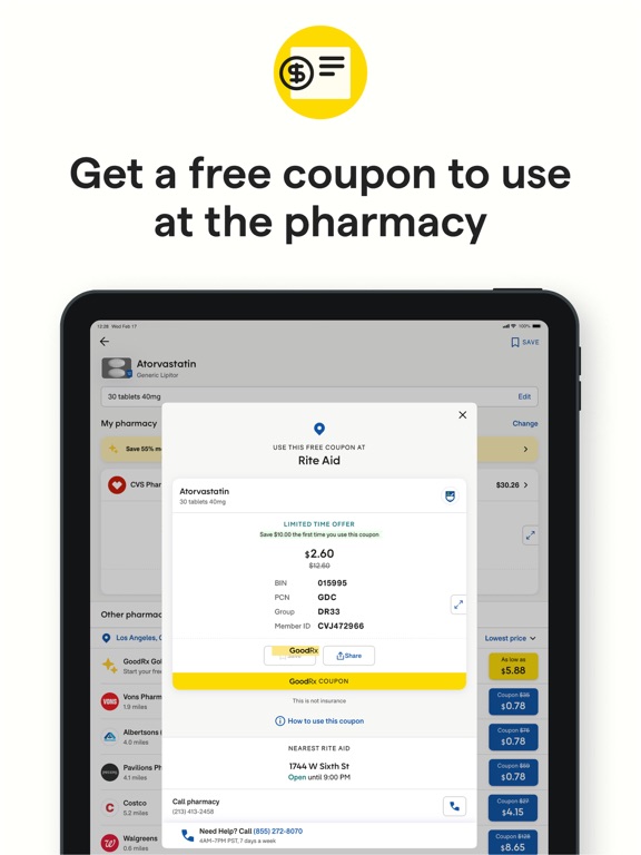 Screenshot #5 for GoodRx: Prescription Saver