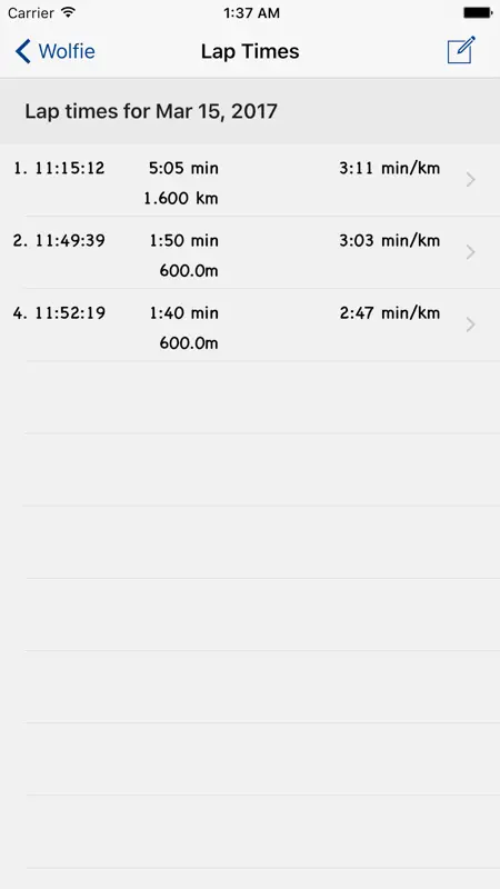My LapTimer screenshot 2 of 4