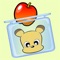 This is a game taking out the fruits buried in the jar onto the top of the jar
