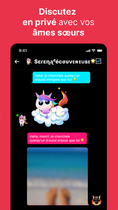 Screenshot #3 pour Tchat anonyme & rencontre app