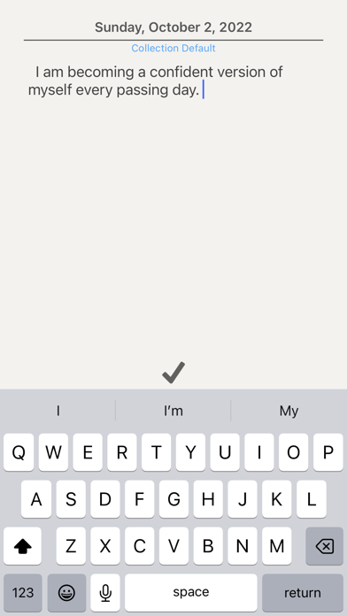 Affirmations Reminders iPhone screenshot 5 - Lifestyle app