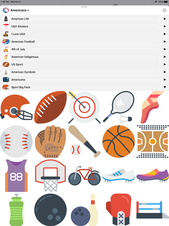 USA Stickers • Patriotic Pack iPad screenshot 10 - Stickers app