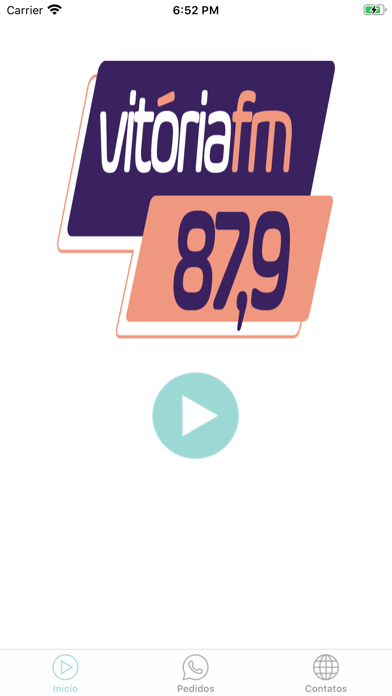 Rádio Vitória 87,9 app screenshot