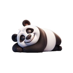 Sleeping Panda Stickers