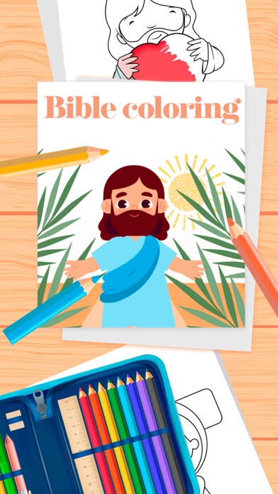 Bible Coloring Book Pages Screenshot