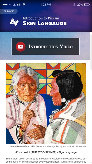 Piikani Paitapiiyssin iPhone screenshot 3 - Education app