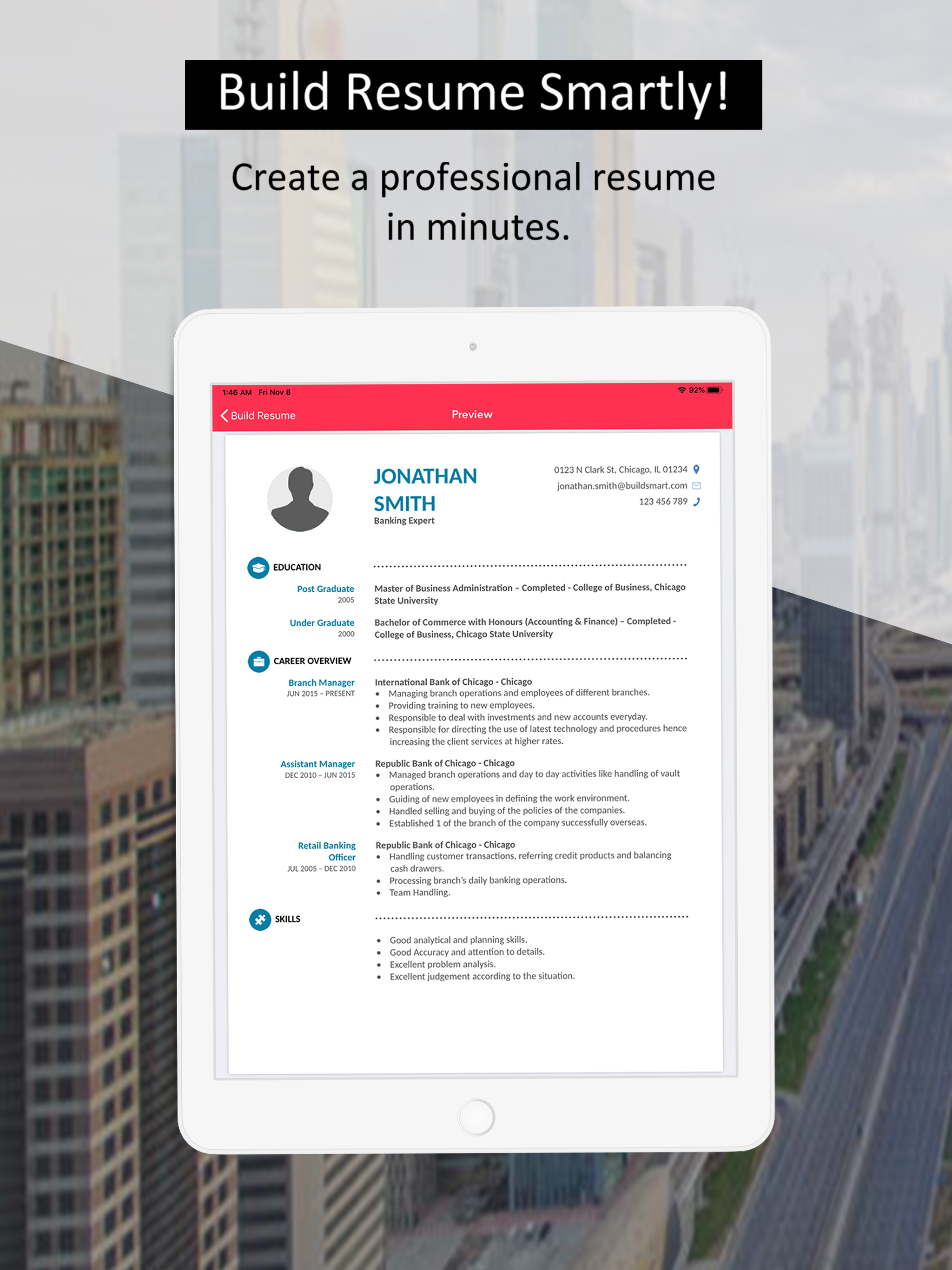 Resume Builder - PDF Templates