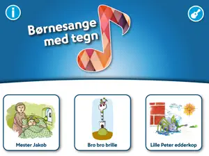 Børnesange med tegn screenshot 1