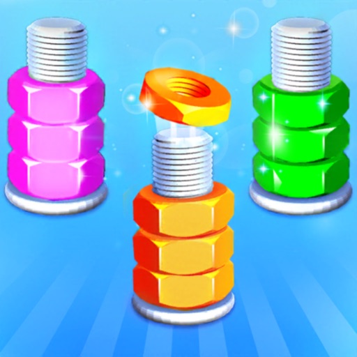 Nuts & Bolts Sorting Games 3D icon