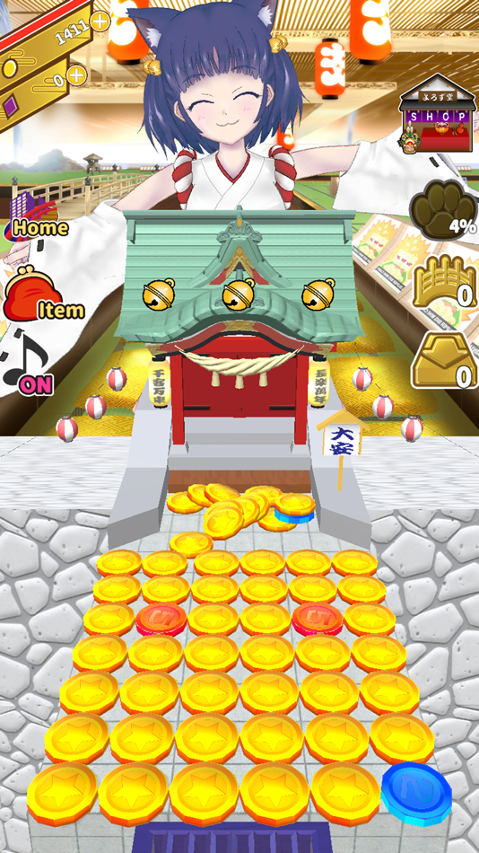 #5. Coco's coin dozer (iOS) 由: Shohei Ike