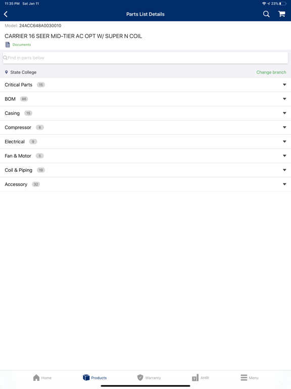 Peirce Phelps HVAC Pro+ iPad screenshot 5 - Productivity app