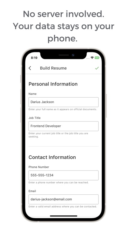 Pro Resume Builder screenshot-7