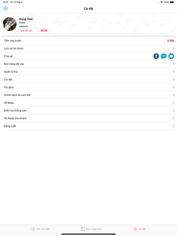 Screenshot #5 pour RadaPartner