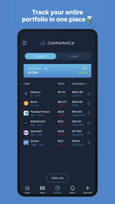 Screenshot #3 pour CoinMarketCal