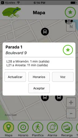 Official Dbus app screenshot 2
