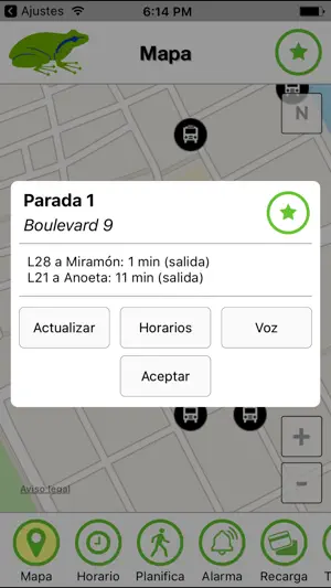 Official Dbus app screenshot 2