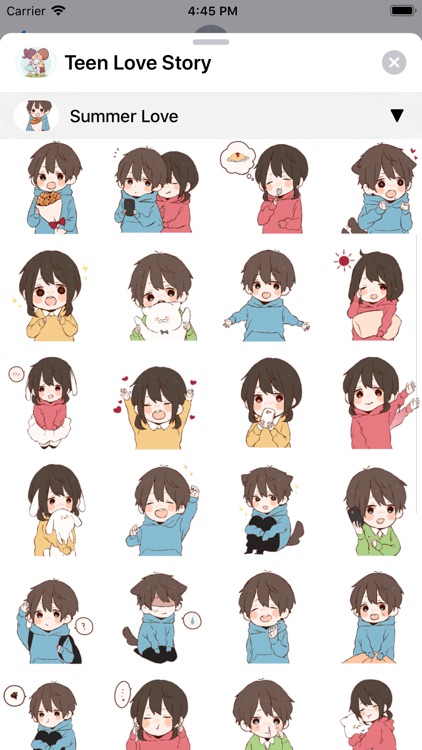 Teen Love Story Stickers screenshot-7