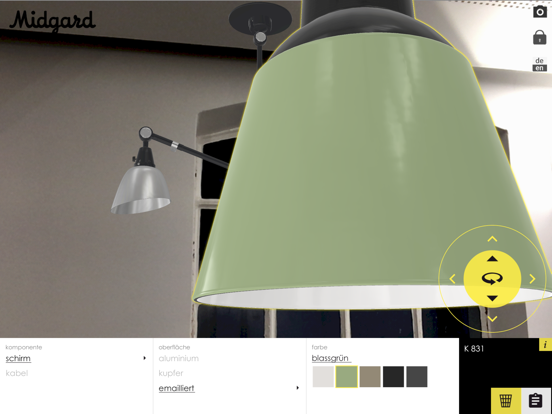 Midgard Lamps AR iPad screenshot