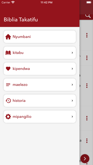 Biblia Takatifu Screenshot