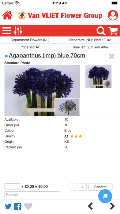 Van VLIET Flower Group Screenshot