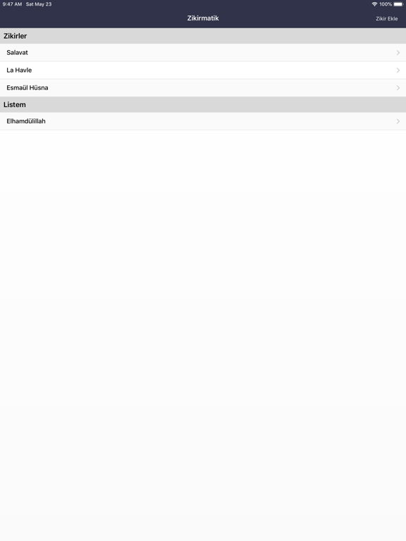 Screenshot #4 pour Zikirmatik - Tesbih Et