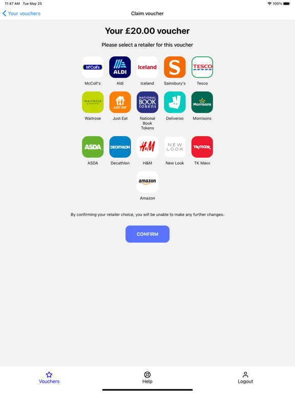 App screenshot