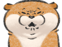 Cute lie otter Stickers