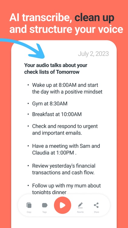 Mindclear: AI Note Taker Voice