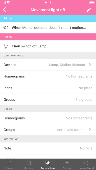 Hörmann homee Screenshot