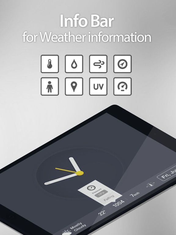 Screenshot #4 for Red Clock - Weather & Alarm