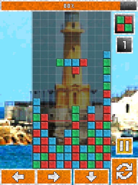 Deformation pixels iPad screenshot
