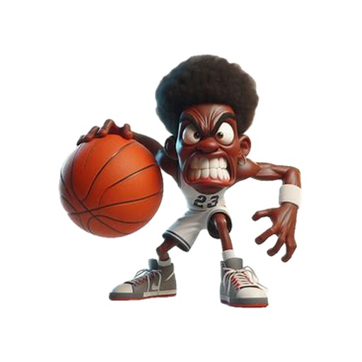 Angry Basketball Stickers