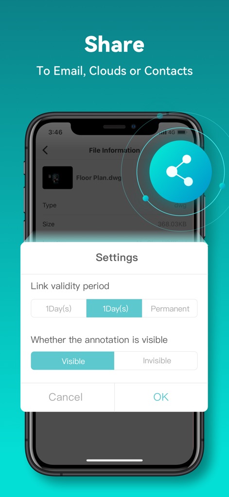 DWG FastView-CAD Viewer&Editor - Secure Sharing Options