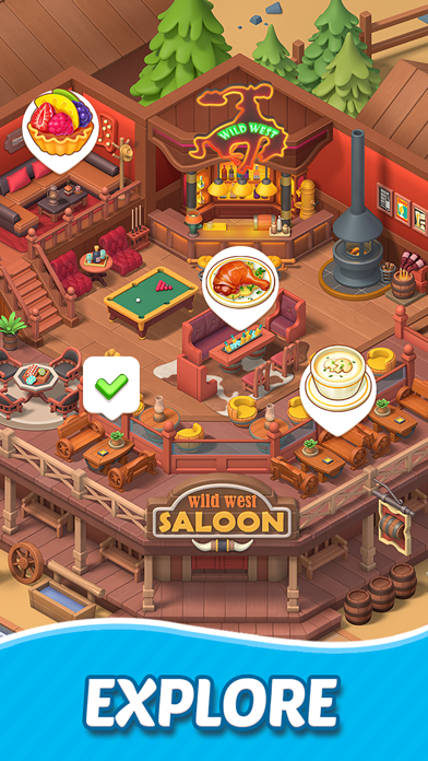 Merge Cooking:Theme Restaurant screenshot 5