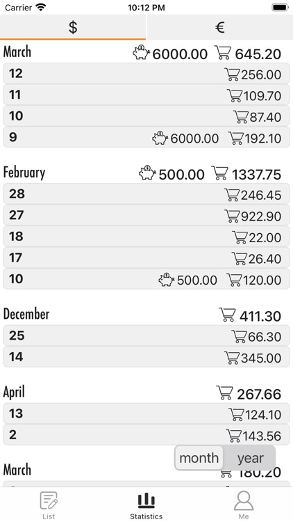 Expense,multi currency/account screenshot-4