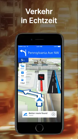 Screenshot von Sygic GPS-Navigation & Karten auf dem iPhone 3
