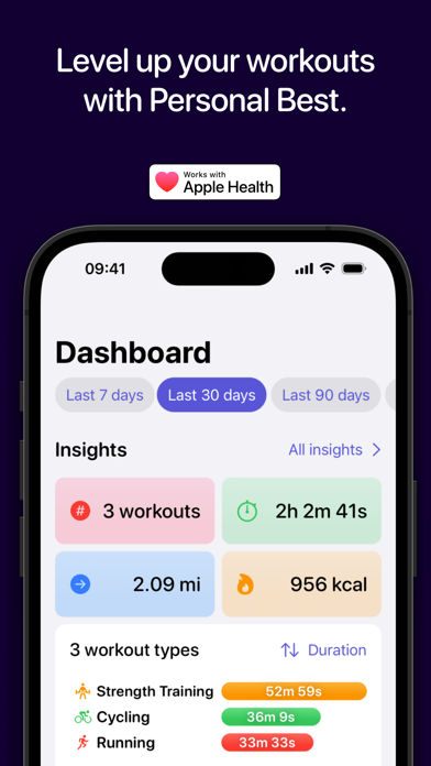 Screenshot #1 pour Tracker – Personal Best