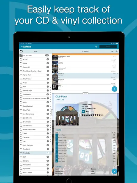 CLZ Music CD / Vinyl database