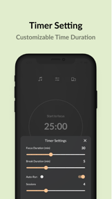 Focus & Pomodoro Timer - Foca screenshot